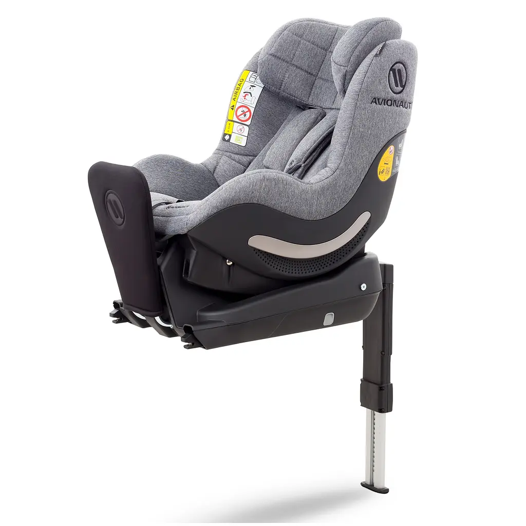 Дитяче автокрісло Avionaut AeroFIX Iso-Fix Grey Melange сіре (AV-350-AF.01) - фото 5
