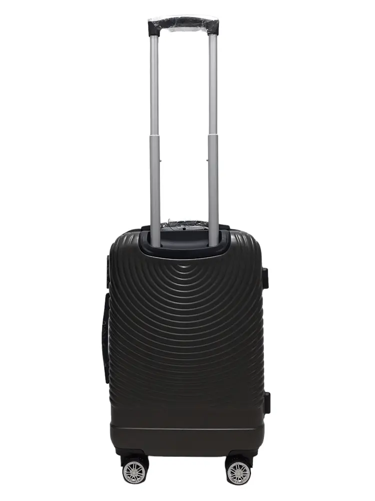 Валіза маленька S ABS-пластик Worldline Airtex 652 60×39×25см 58л Сірий - фото 3