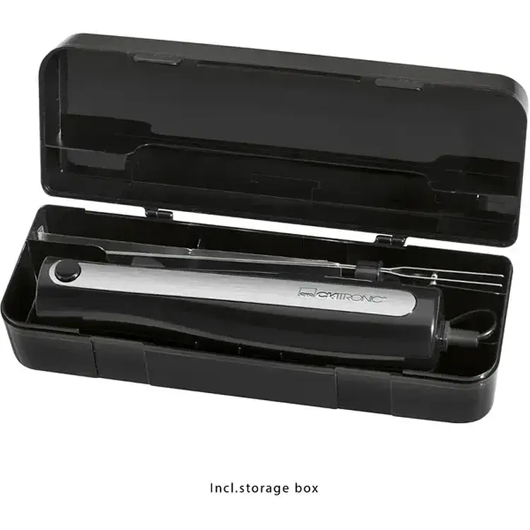 Нож Clatronic EM 3702 электрический 120 Вт нержавеющая сталь зубчатое универсальное лезвие - фото 4