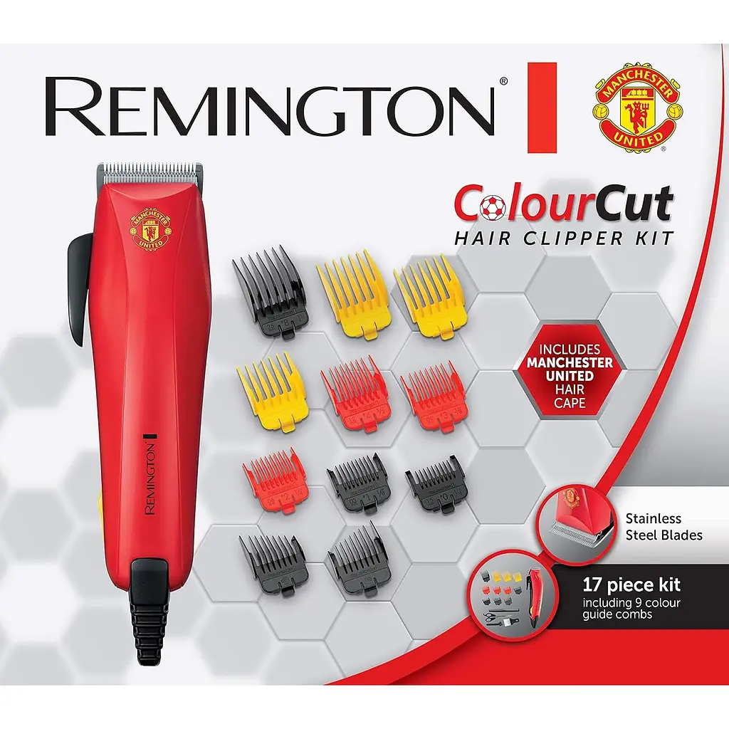 Машинка для стрижки Remington Colour Cut Manchester United HC5038 червона - фото 8