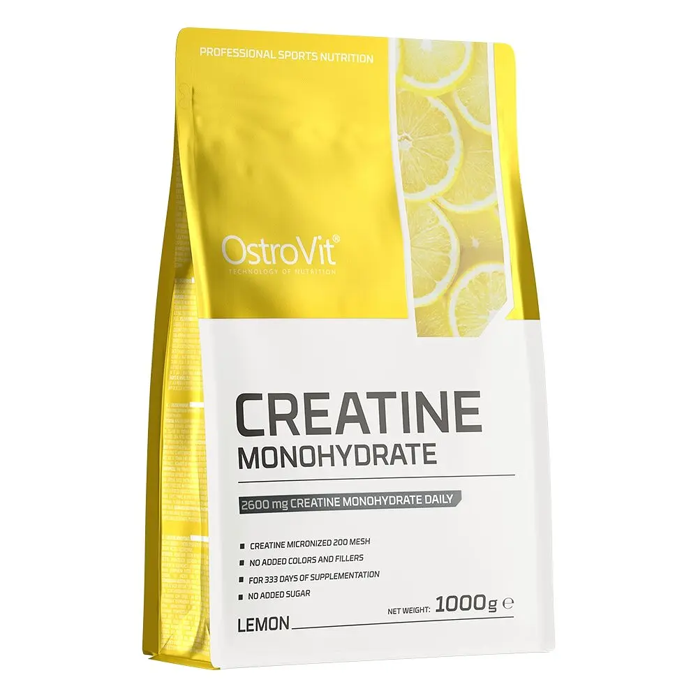Креатин OstroVit Creatine Monohydrate, 1 кг - Лимон