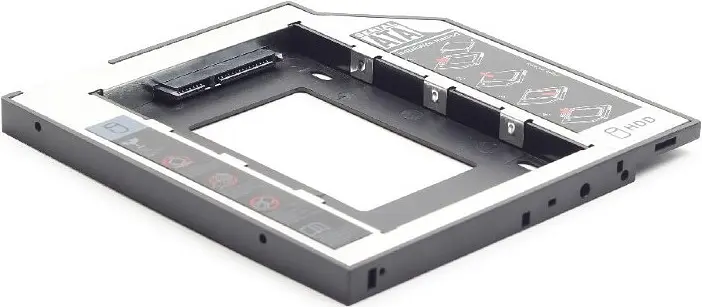 Адаптер Gembird для HDD/SSD 2.5" у відсік CD-ROM приводу ноутбука 12.7мм (MF-95-02) - фото 4