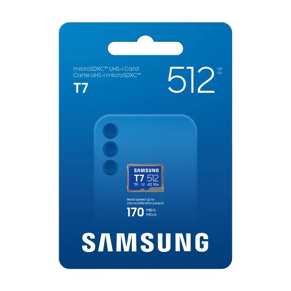 Карта пам'яті Samsung 512GB microSDXC class 10 UHS-I U3 V30 A2 T7 (MB-MB512T/WW) - фото 4