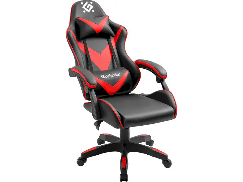 Комп'ютерне крісло для геймера Defender xCom black/red (64337) - фото 3