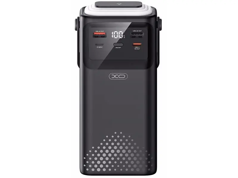 Зовнішній акумулятор (Power Bank) XO 30000mAh Black (PR285)
