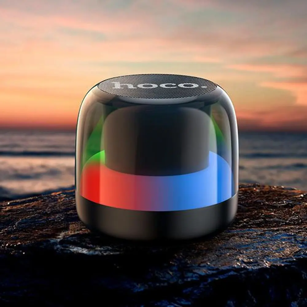 Портативна bluetooth колонка Hoco DS62 з LED підсвічуванням чорний - фото 7