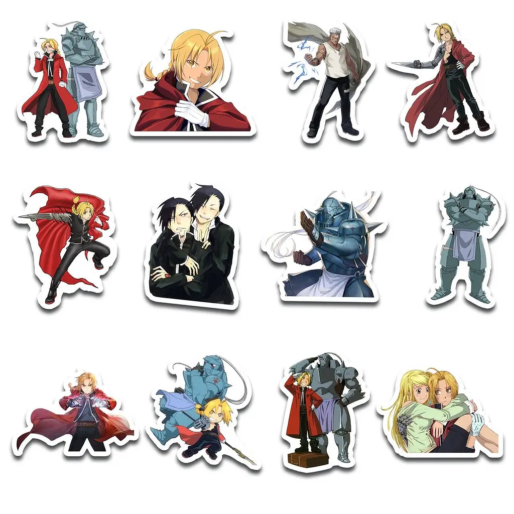 Стикерпак GeekLand Fullmetal Alchemist 45 штук (SP FA 01) - фото 4