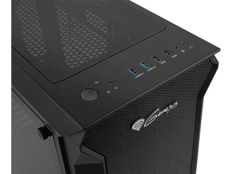 Корпус Genesis Irid 505 Black (NPC-1517) - фото 4
