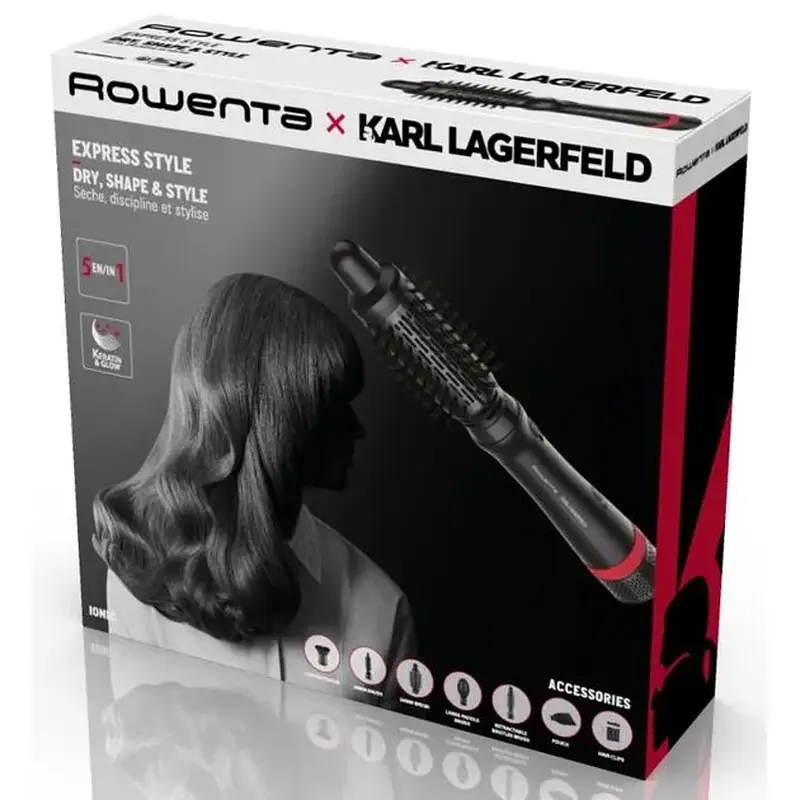 Фен-щітка Rowenta x KARL LAGERFELD Express Style CF635LF0 - фото 3