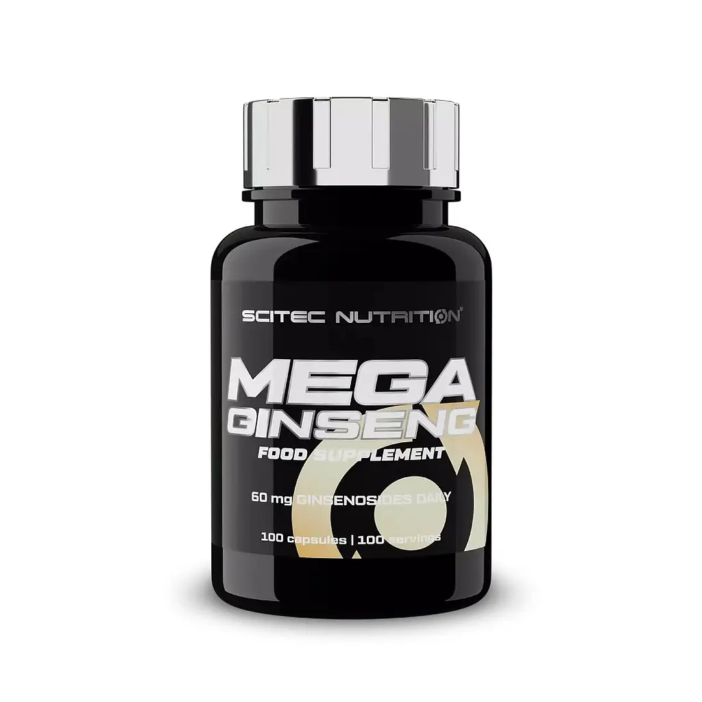 Натуральна добавка Scitec Nutrition Mega Ginseng, 100 капсул