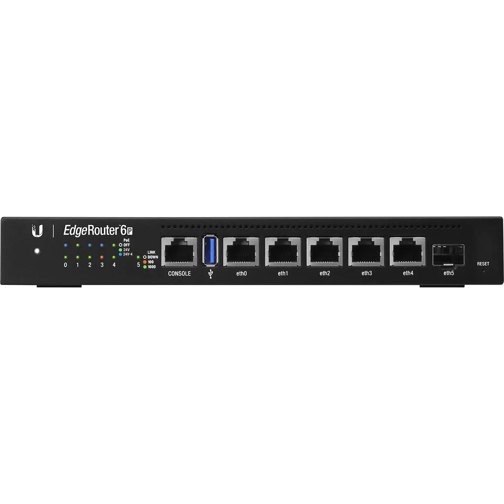 Маршрутизатор (роутер) Ubiquiti EdgeRouter 6P (ER-6P) [144668] - фото 3