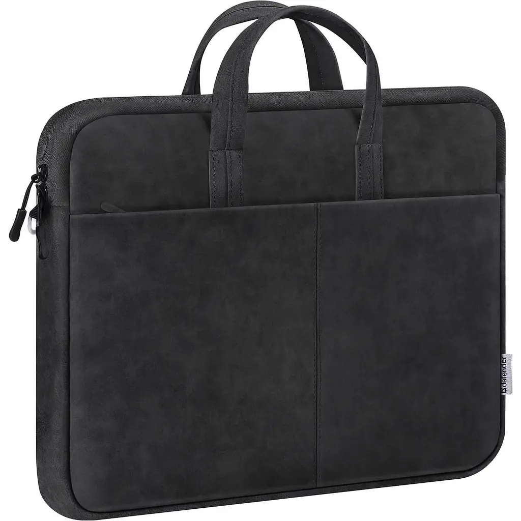 Сумка для ноутбука Defender 15.6' Solid, Black, екокожа, 410х310х40 мм (26091) (26091_DEFENDER) - фото 2