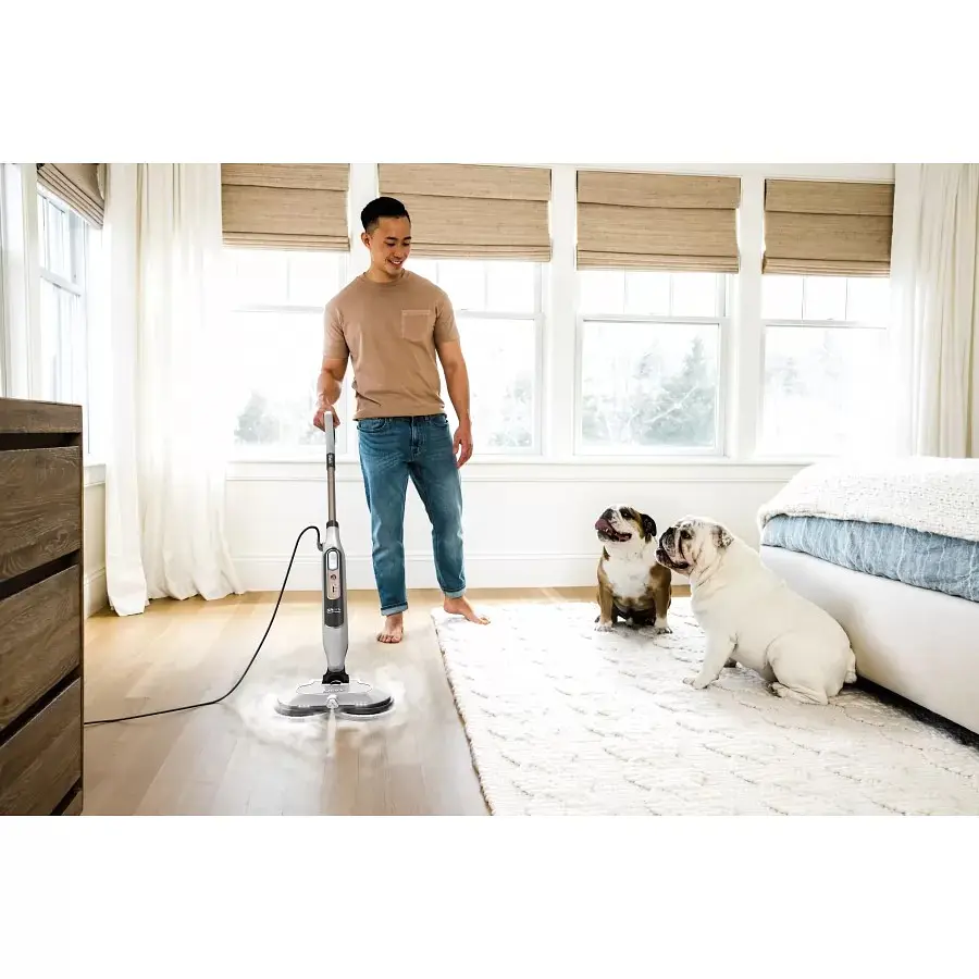 Паровая швабра Shark Steam Scrub Automatic Steam Mop with Steam Blaster (S8201EU) - фото 8
