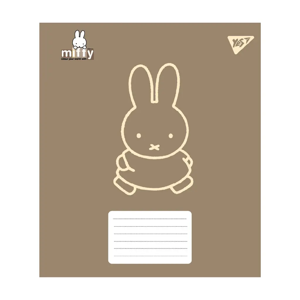 Зошит Yes Miffy Bunny А5 12 аркушів лінія (767618), в асортименті - фото 3