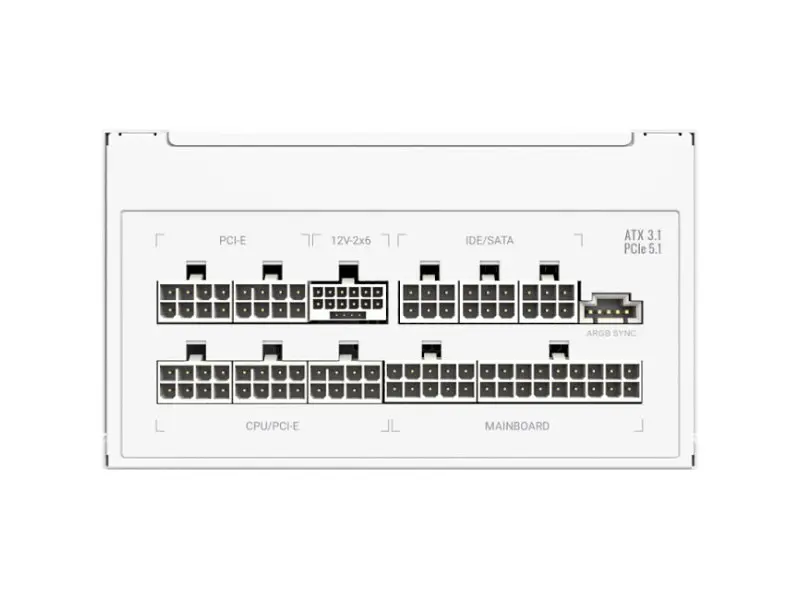 Блок живлення Gamemax RGB Pro 850G White - фото 8