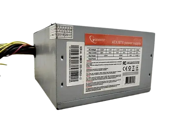Блок живлення Delux ATX-400W P4 400W (ATX-400W P4) Б/В - фото 5