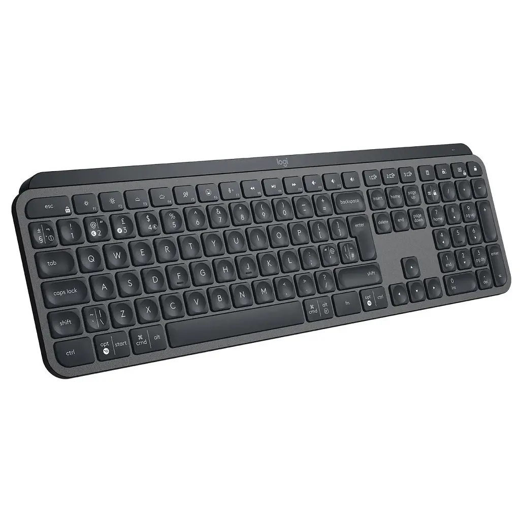 Клавіатура Logitech MX Keys Advanced for Business Wireless Illuminated UA Graphite (920-010251) - фото 5