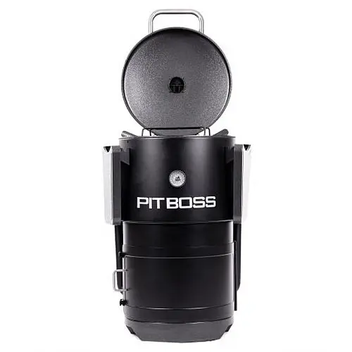 Вугільний смокер Pit Boss Champion бочкова форма коптильня-гриль (10806) - фото 3