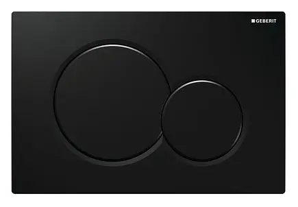 Клавіша змиву Geberit Sigma01 чорний 115.770.DW.5, Чорний - фото 1