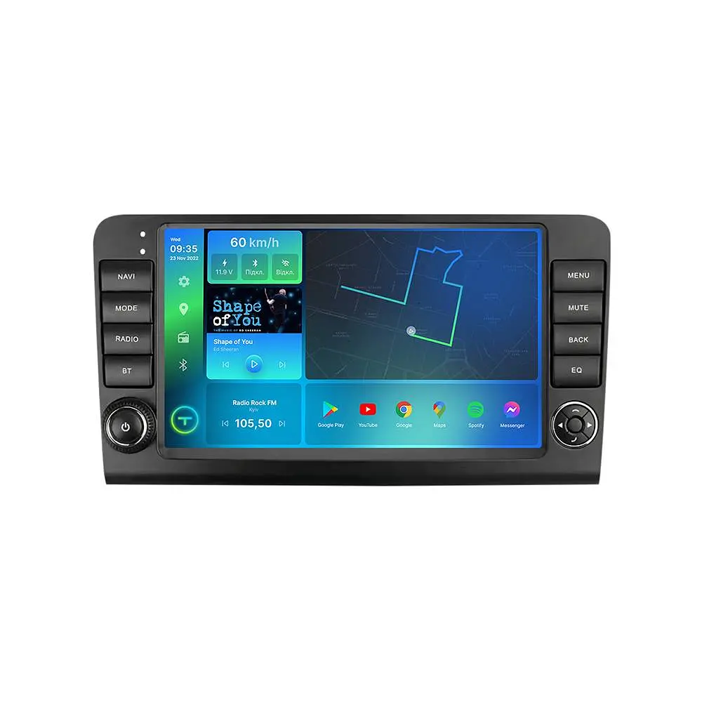 Штатна магнітола TORSSEN Mercedes ML-class W164 2005-2011 FL9 4+64Gb 4G Carplay DSP