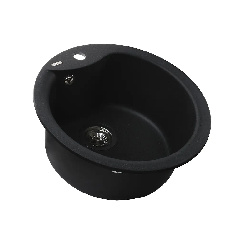 Гранітна мийка Globus Lux Orta графiт 485мм-А0001 - фото 2