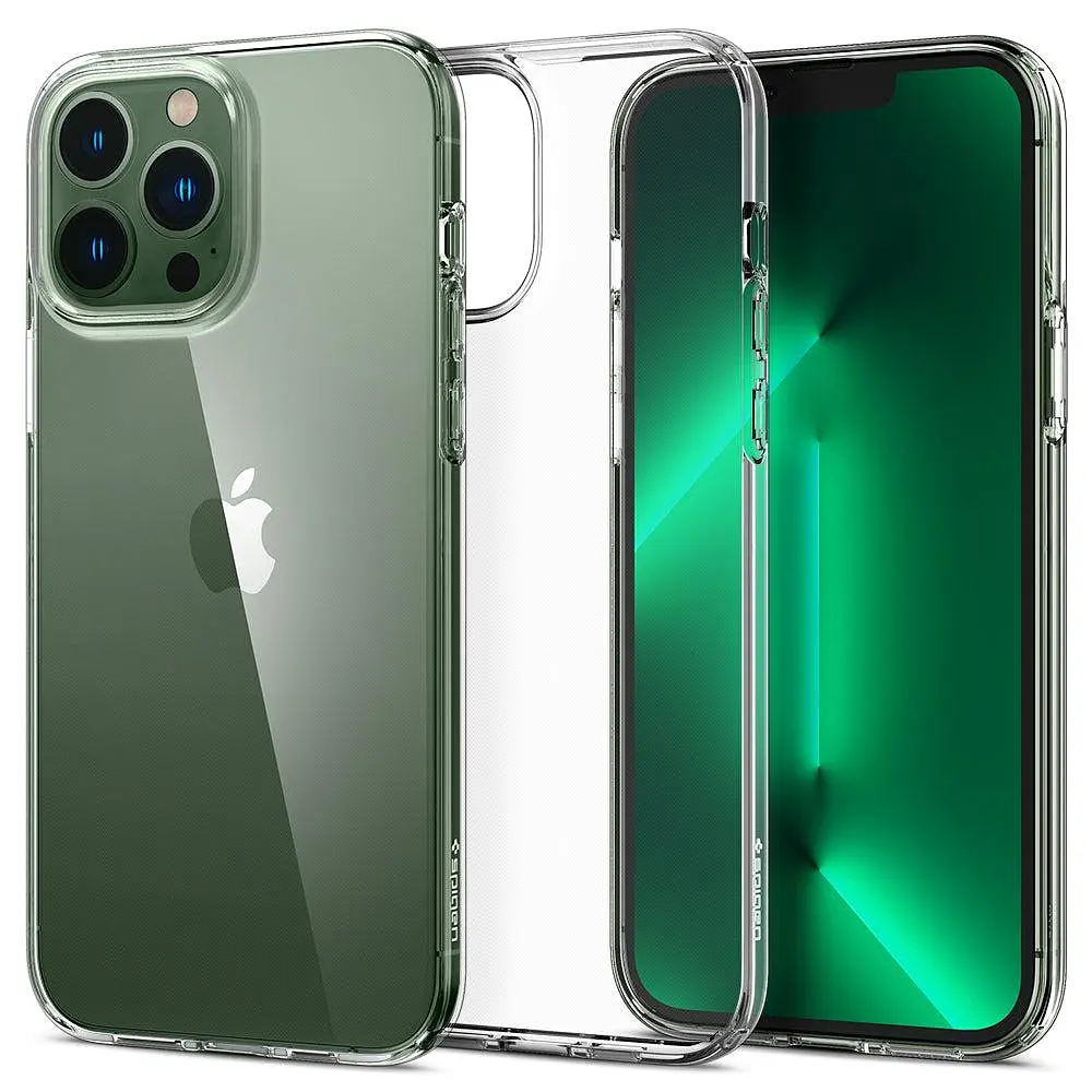 Чохол прозорий протиударний Spigen Liquid Crystal для iPhone 13 Pro (6.1") Crystal Clear - фото 3