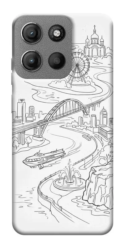 TPU чохол Demsky Dnipro spirit для Motorola Moto G15 4G