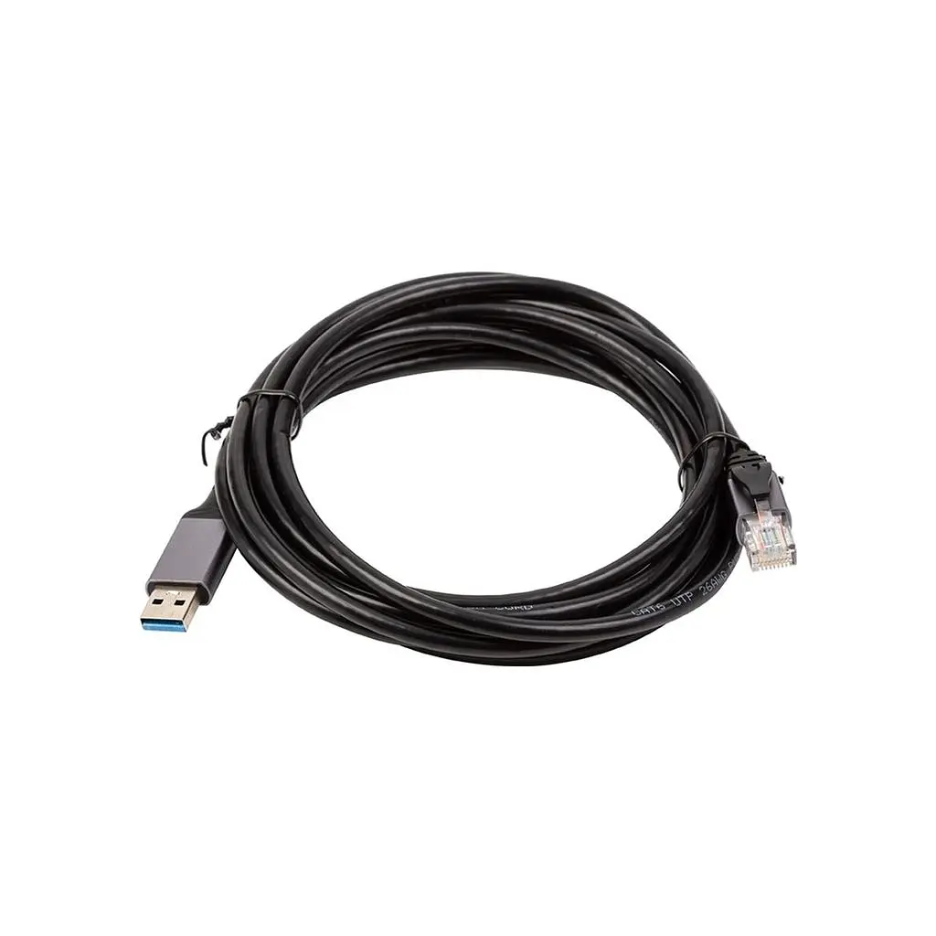 Дата кабель USB AM to RJ45 Ethernet 3.0m CAT6 UTP PowerPlant (CA914999) - фото 3