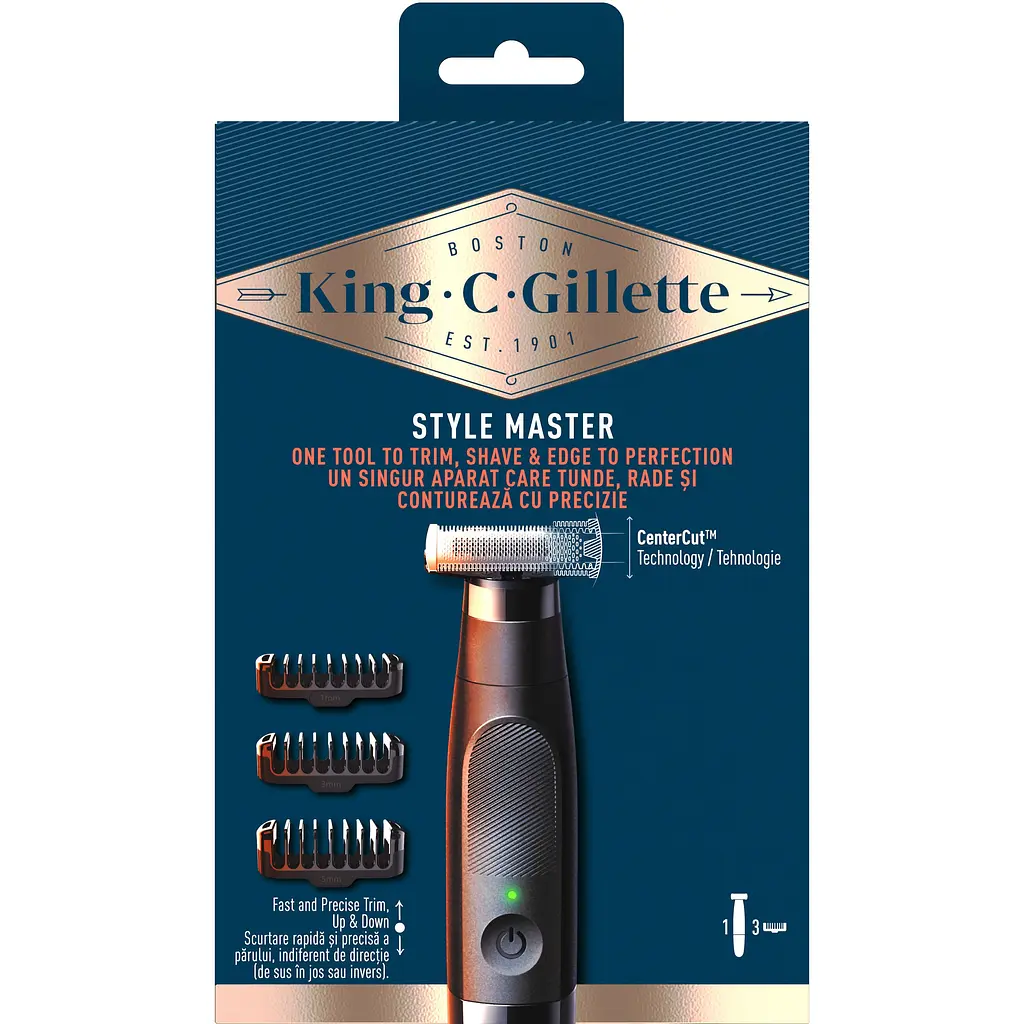 Тример для бороди King C. Gillette Style Master - фото 2