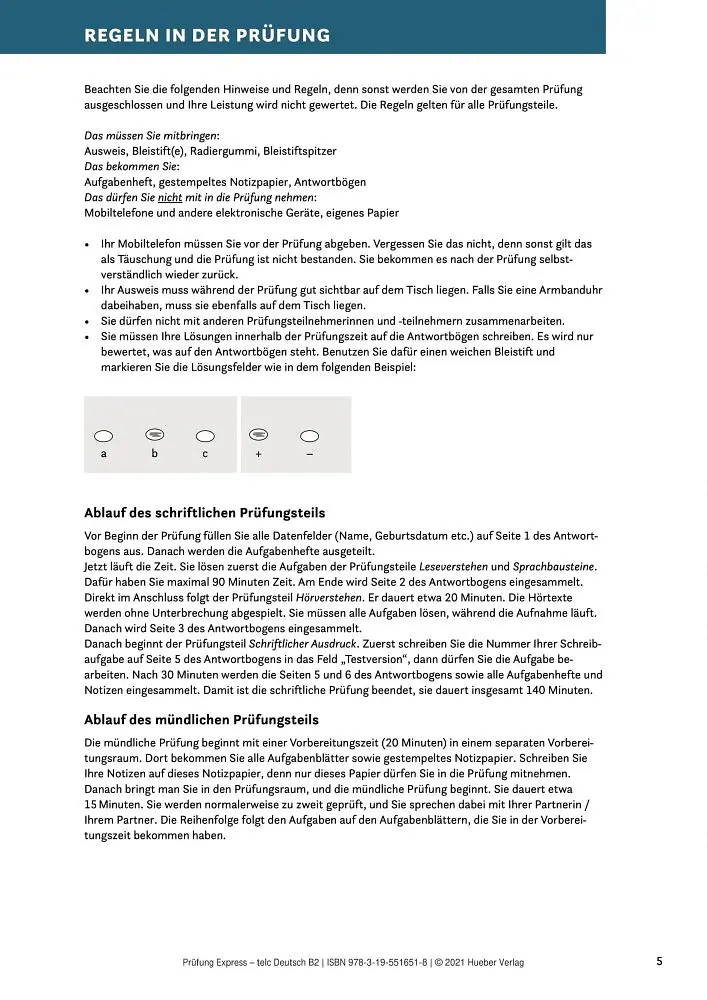 Prufung Express - telc Deutsch B2 Übungsbuch mit Audios online - Дагмар Ґірсберг - фото 3