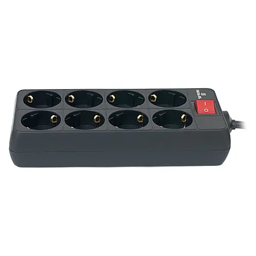 Мережевий фільтр RS-8 PROTECT 1.8m Black (EL122300021) - фото 2