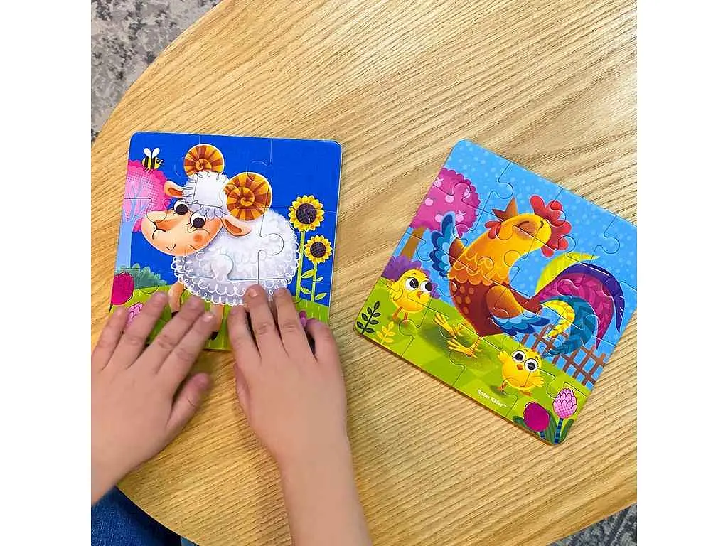 Пазли VLADI TOYS Foam puzzles 2in1 "Farm" RK6050-04 - фото 5