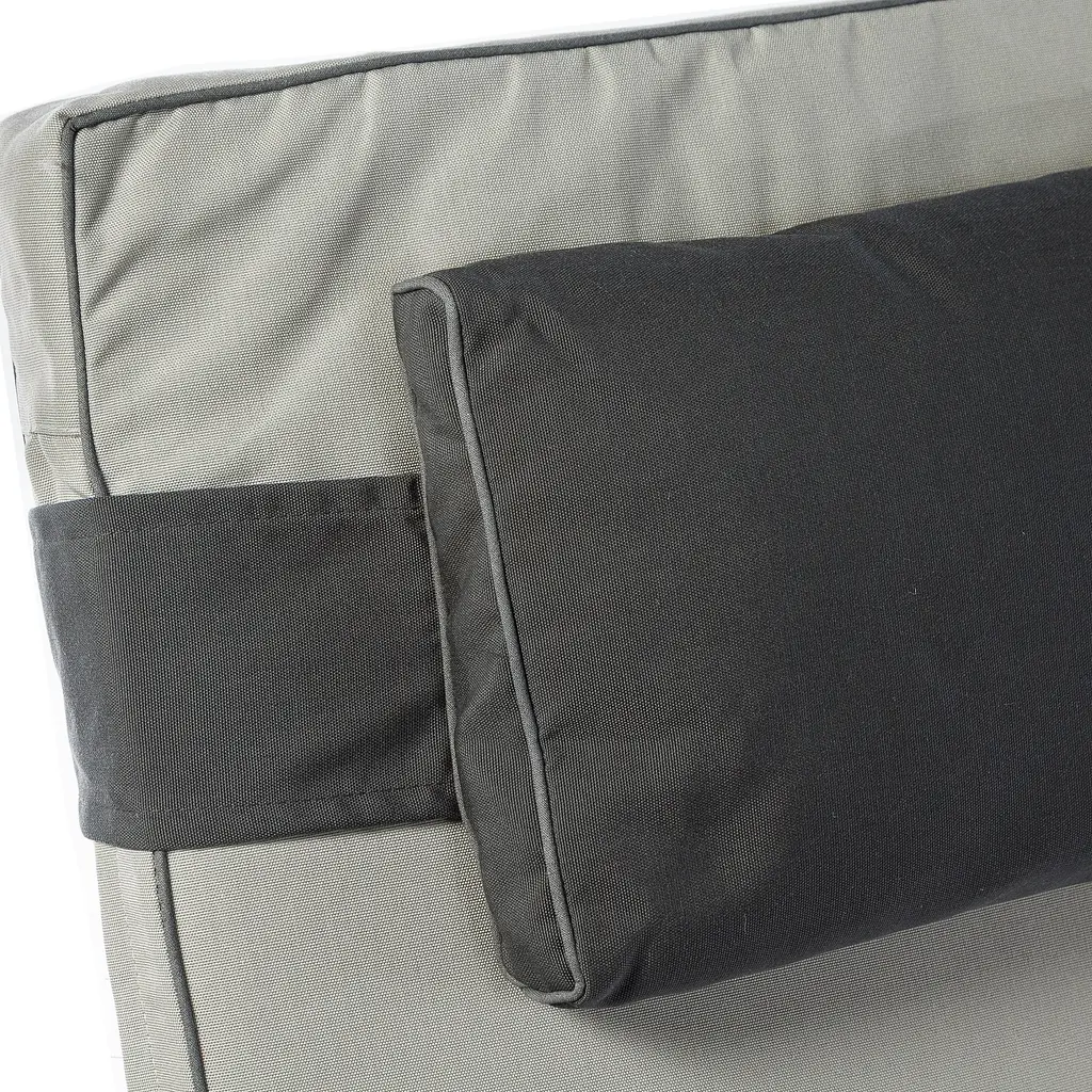 Матрас для шезлонга Ost-Fran Mocca светло-серый 2649/2657, 192x60x8 см. - фото 3