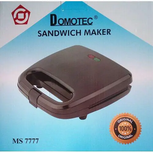 Бутербродниця-сендвічниця Domotec MS-7777 Black - фото 2
