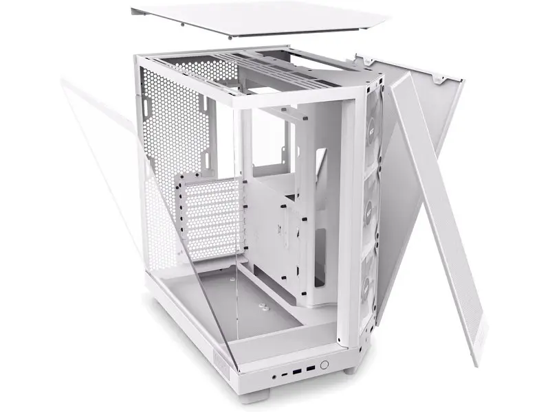 Корпус NZXT H6 Flow RGB Matte White (CC-H61FW-R1) - фото 5