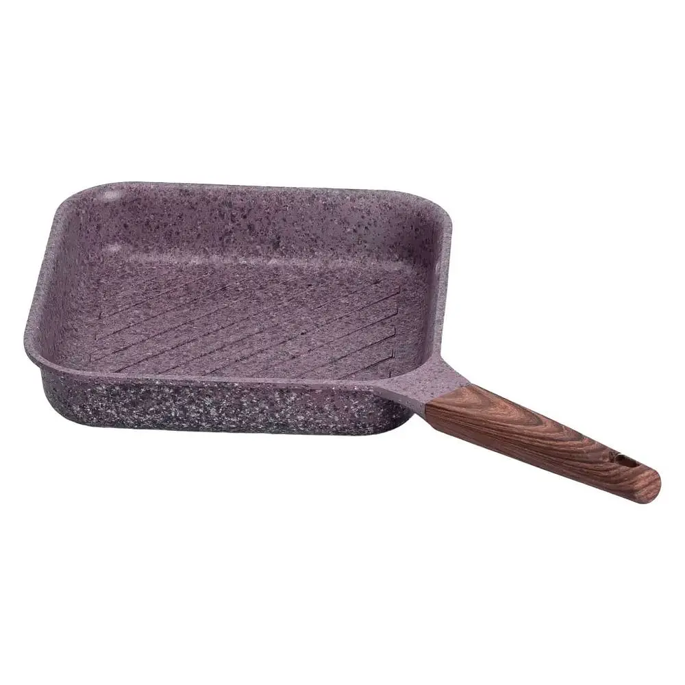 Сковорода-гриль MGC алюмінієва 2,5 л з антипригарним покриттям, фіолетовий MGC HP-4-443M - фото 2