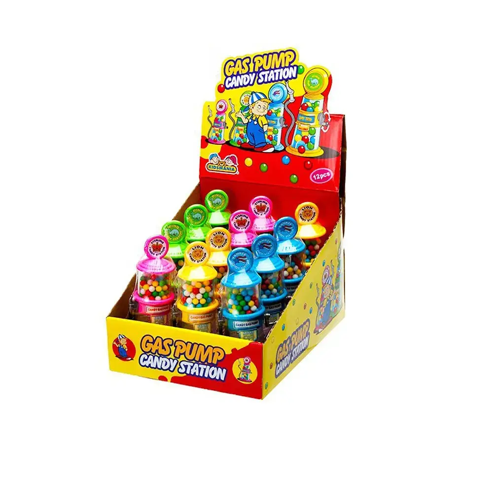 Цукерки солодка бензоколонка Kidsmania Gas Pump Candy Station рожева 13g - фото 4