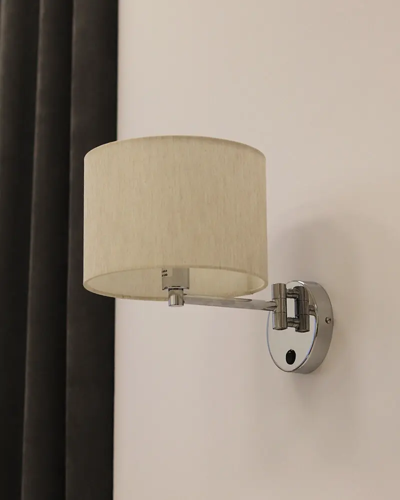 Бра, настенный светильник Nowodvorski 11781 Hotel Mood E14 1x10W IP20 светло-бежевый - фото 4