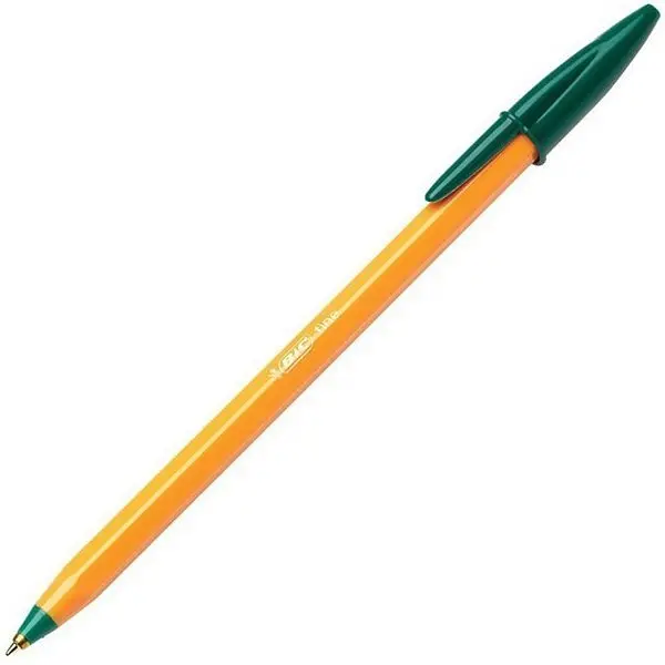 Ручка кулькова BIC Orange Original Fine, 0,36 мм, зелений, 20 шт. (1199110113) - фото 3