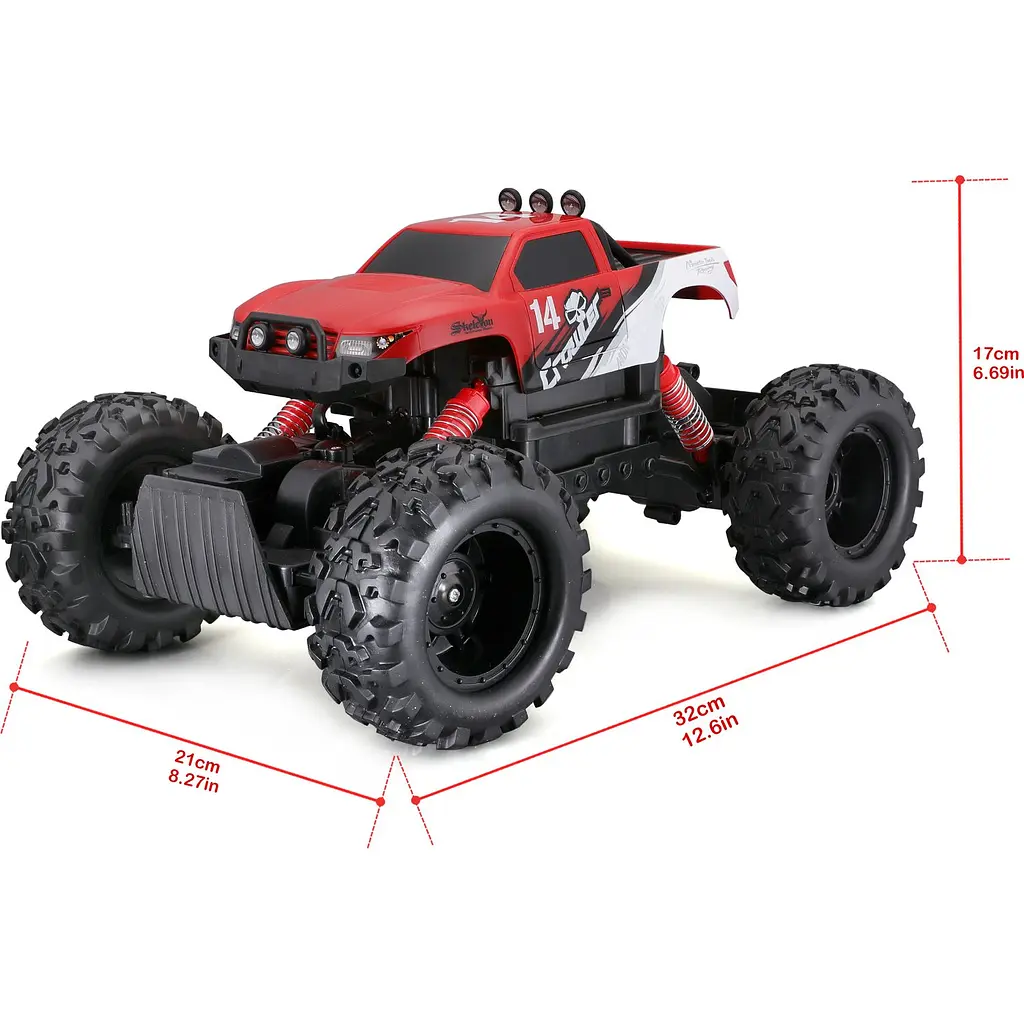 Машинка іграшкова на радіокеруванні Maisto Tech Rock Crawler червона (82746 red) - фото 14