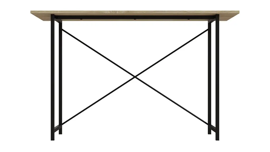 Стіл письмовий Line Лайт Ferrum-decor 750x1200x600 Чорний метал ДСП Дуб Сонома 16 мм (FRD-104860) - фото 7