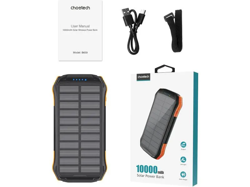 Зовнішній акумулятор (Power Bank) Choetech B659 10000mAh 10W Black (B659-OR) - фото 9