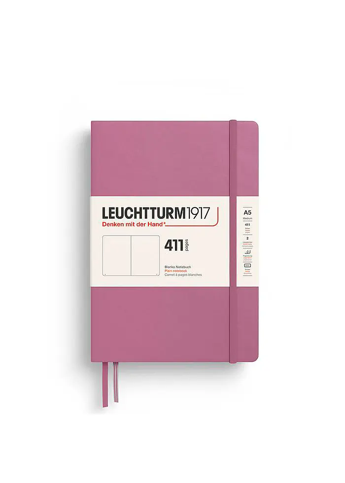 Блокнот Leuchtturm1917 Середній Dusty Rose Чисті аркуші (372921) - фото 5