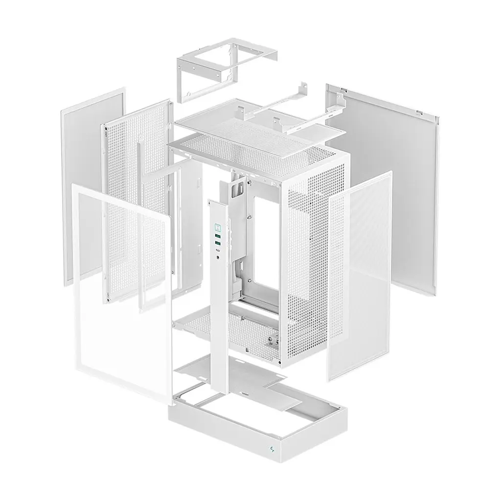 Корпус для ПК Deepcool CH170 Plus White (R-CH170-WHNGM0-G) - фото 2