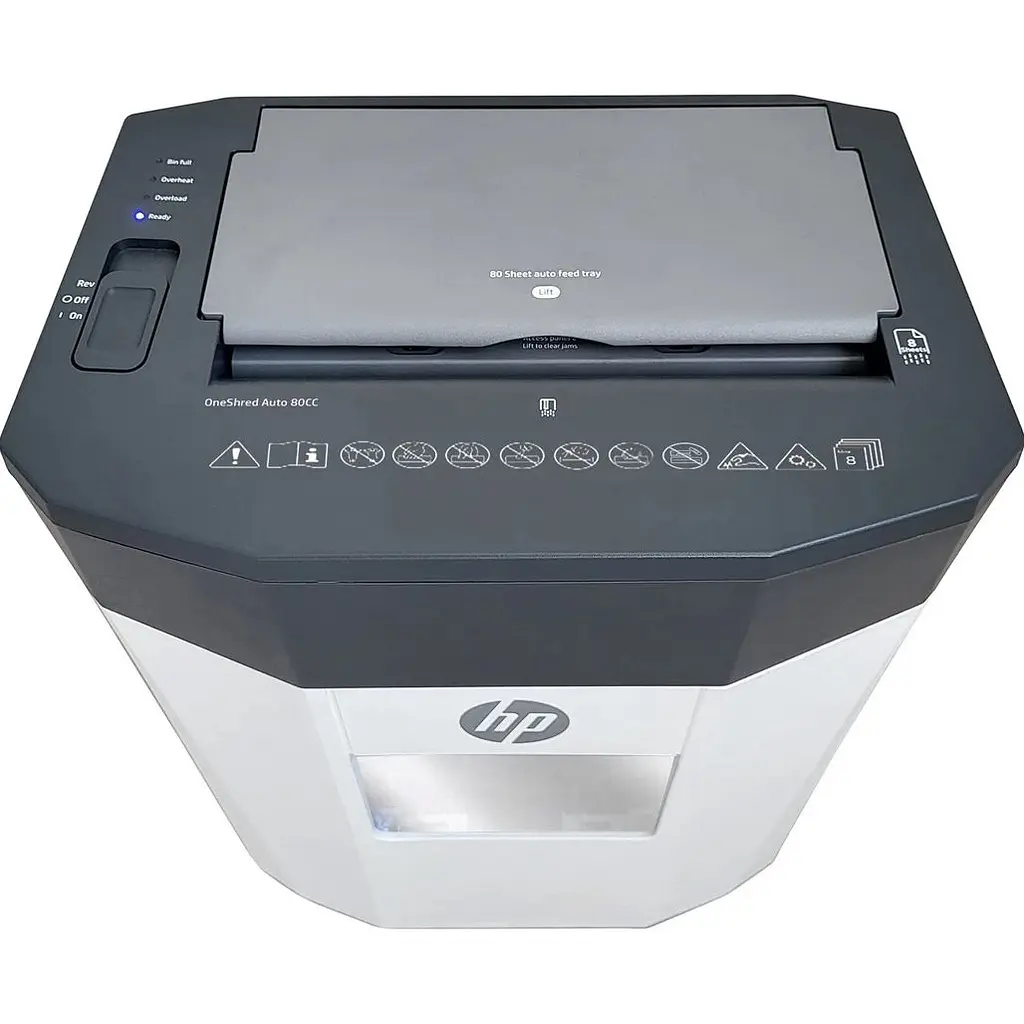 Шредер HP OneShred Auto 80CC 4.3x12 White (2817) - фото 5