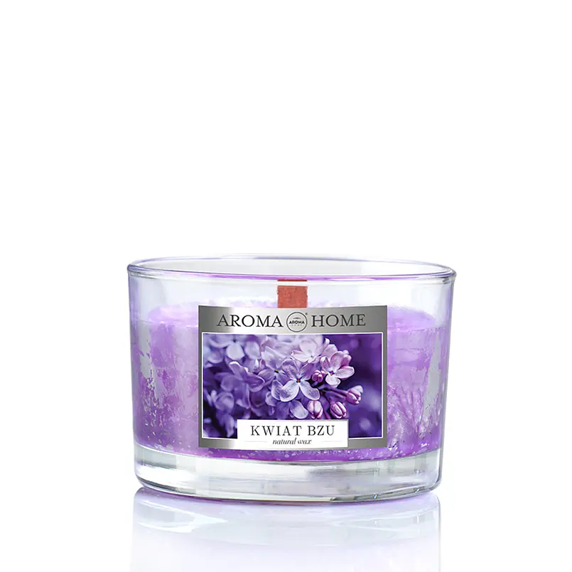 Свічка ароматична Aroma Home Natural Waxes Candle 115г - Lilac Flower(83666)
