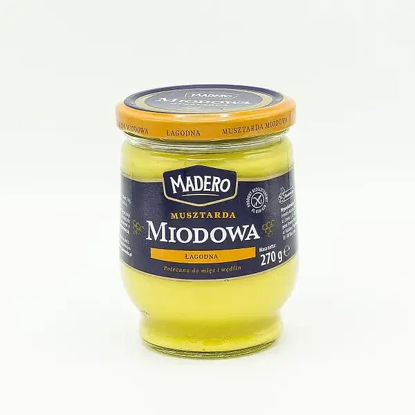 Гірчиця Madero Miodowa медова 270 г