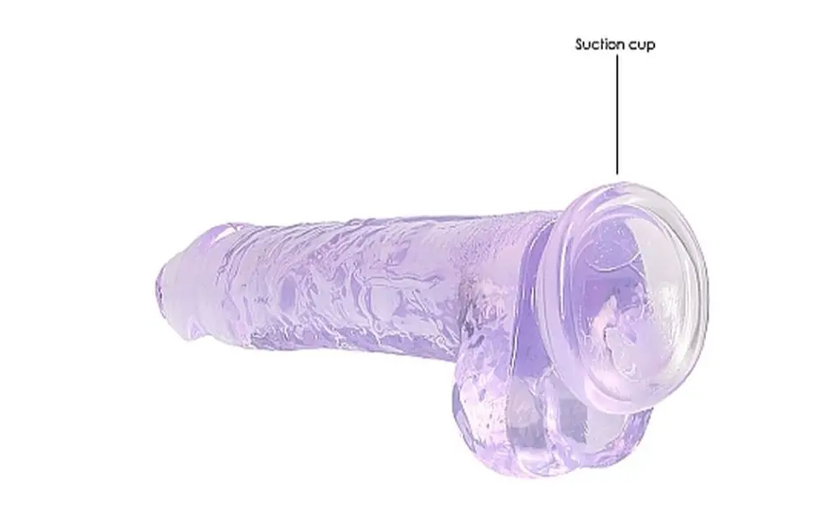 Фалоімітатор - Realrock Dildo 8" Purple - фото 3