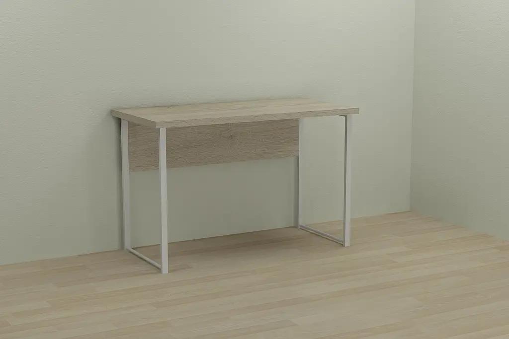 Компьютерный стол Ferrum-decor Курт 75x120x60 белый ДСП Дуб Сонома 32мм (FRD-102212) - фото 3