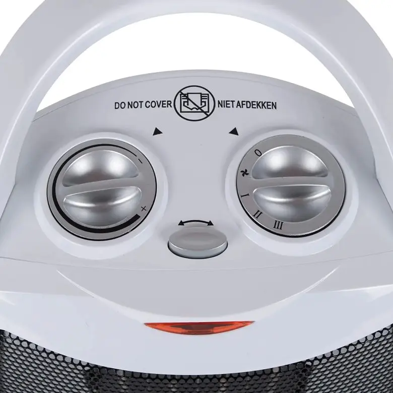 Тепловентилятор керамічний Bo-Camp Heater Ceramic 450/900/1500 Watt (8618450) (DAS301702) - фото 4